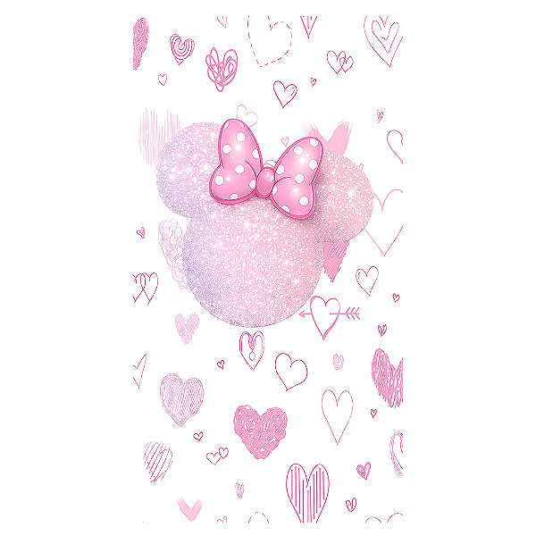 Capa Mini Faixa Lateral Sublimado - Minnie