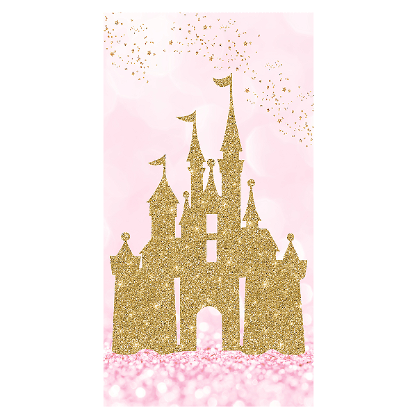 Capa Faixa Lateral Sublimado - Princesas 1
