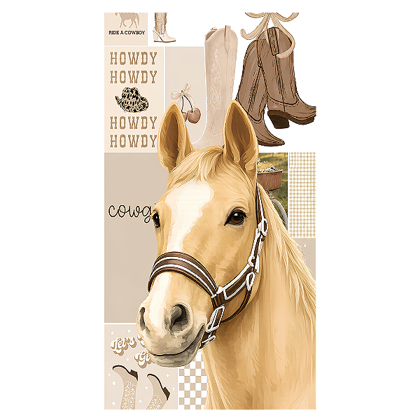 Capa Faixa Lateral Sublimado - Cavalo