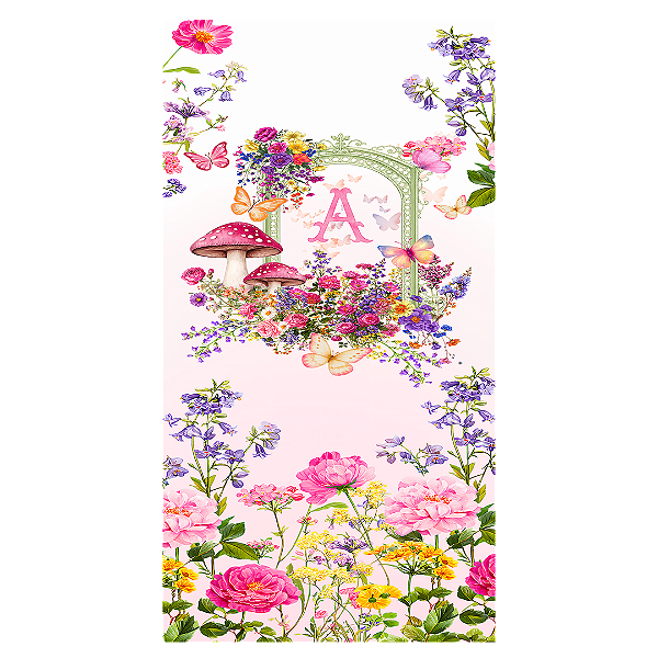 Capa Faixa Lateral Sublimado - Floral -Vivi Mide