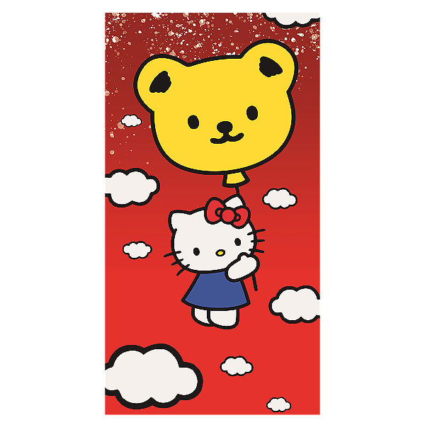 Capa Mini Faixa Lateral Sublimado - Hello Kitty