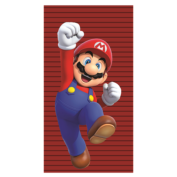 Capa Mini Faixa Lateral Sublimado - Mario Bros 1
