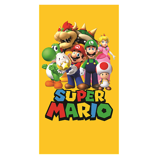 Capa Mini Faixa Lateral Sublimado - Mario Bros 2