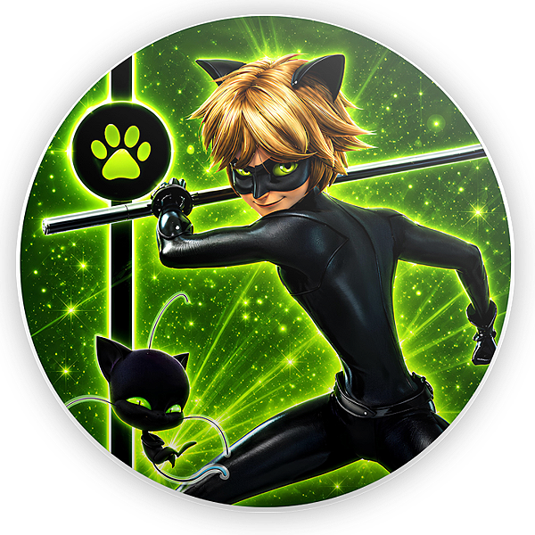 Capa Mini Painel Sublimado - Cat Noir