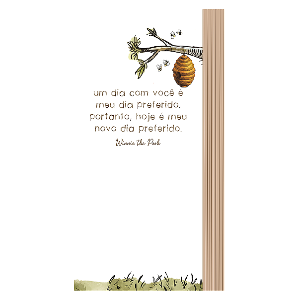 Capa Mini Faixa Lateral Sublimado - Ursinho Pooh