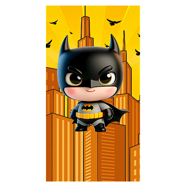 Capa Mini Faixa Lateral Sublimado - Batman Baby