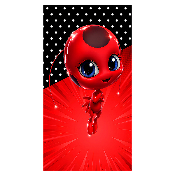 Capa Mini Faixa Lateral Sublimado - Ladybug