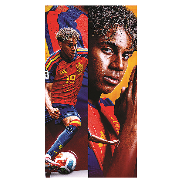 Capa Faixa Lateral Sublimado - Lamine Yamal Espanhã