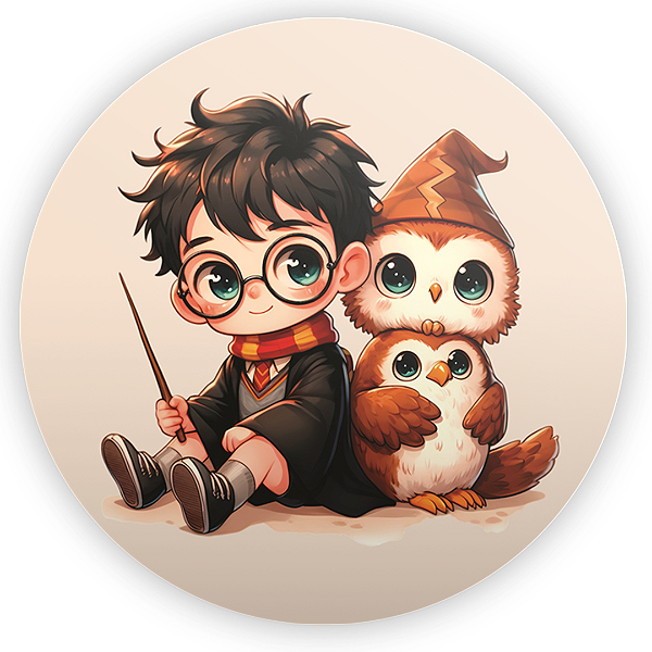 Capa Painel Redondo Sublimado - Harry Potter