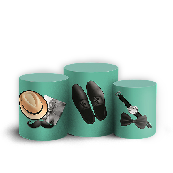 Capas Trio Cilindro Sublimado Veste Fácil - Dia dos Pais