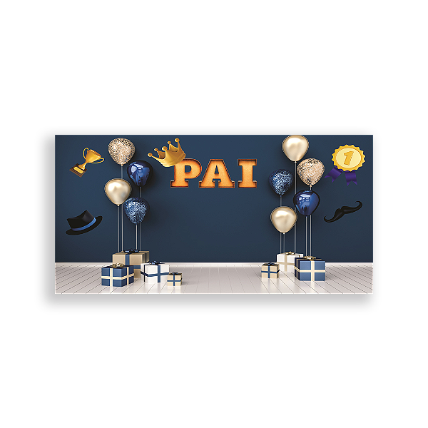 Capa Painel Retangular Sublimado - Dia dos Pais