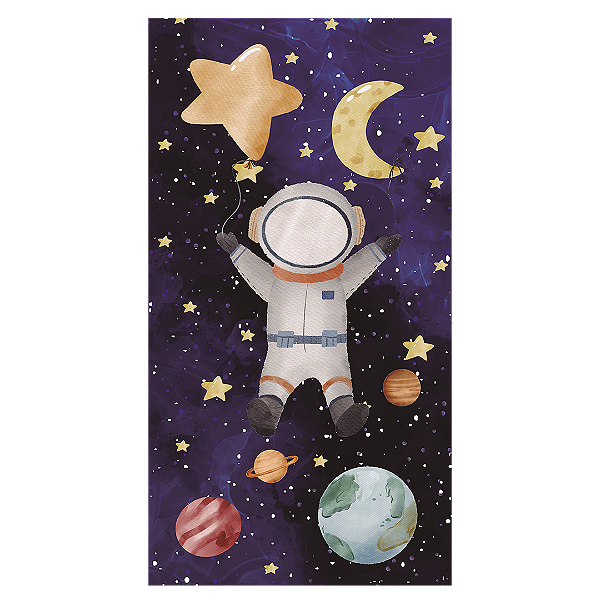 Capa Mini Faixa Lateral Sublimado - Astronauta