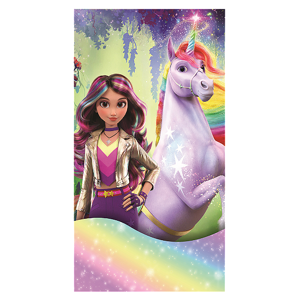 Capa Mini Faixa Lateral Sublimado - Academia de Unicornios