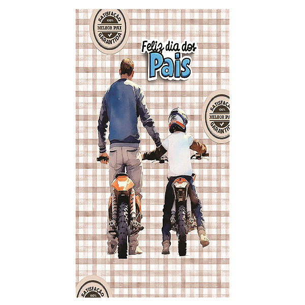 Capa Mini Faixa Lateral Sublimado - Dia dos Pais