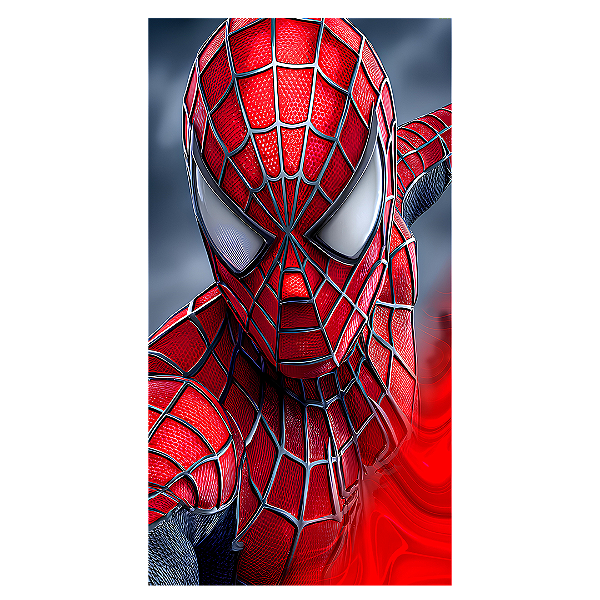 Capa Faixa Lateral Sublimado - Homem Aranha