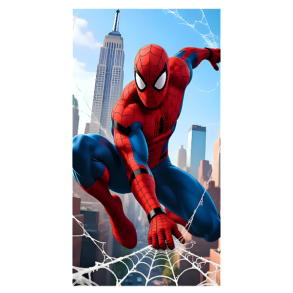 Capa Faixa Lateral Sublimado - Homem Aranha