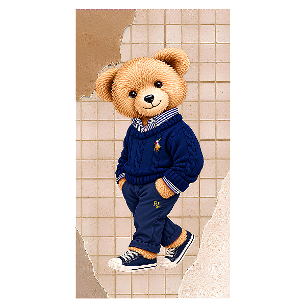 Capa Faixa Lateral Sublimado - Urso Ralph