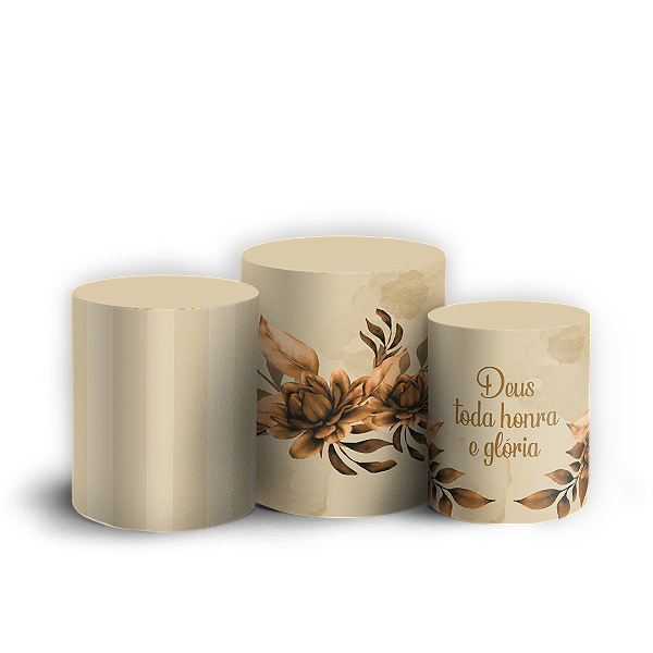 Capas Trio Cilindro Sublimado Veste Fácil - Gratidão