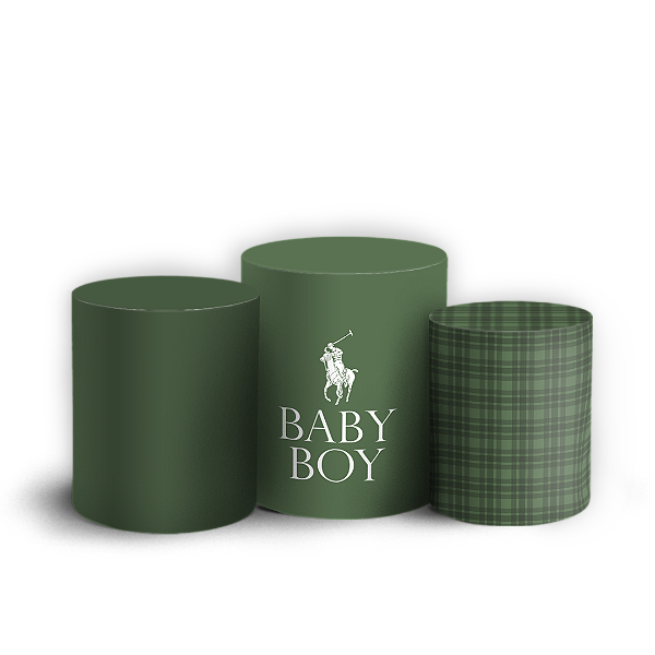 Capas Trio Cilindro Sublimado Veste Fácil - Ralph Lauren Polo