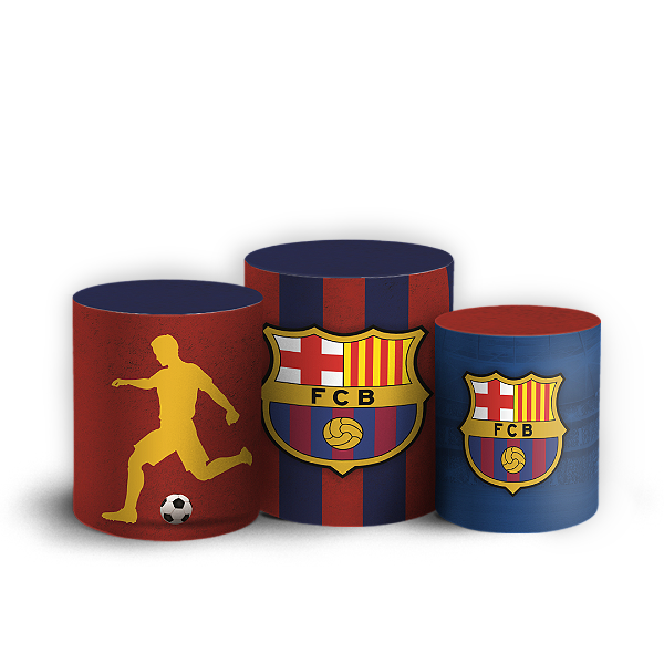 Capas Trio Cilindro Sublimado Veste Fácil - Time Barcelona
