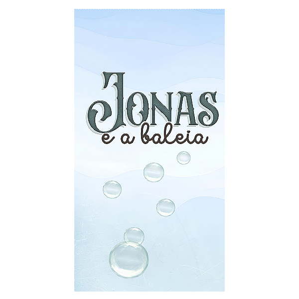 Capa Faixa Lateral Sublimado - Jonas e a Baleia