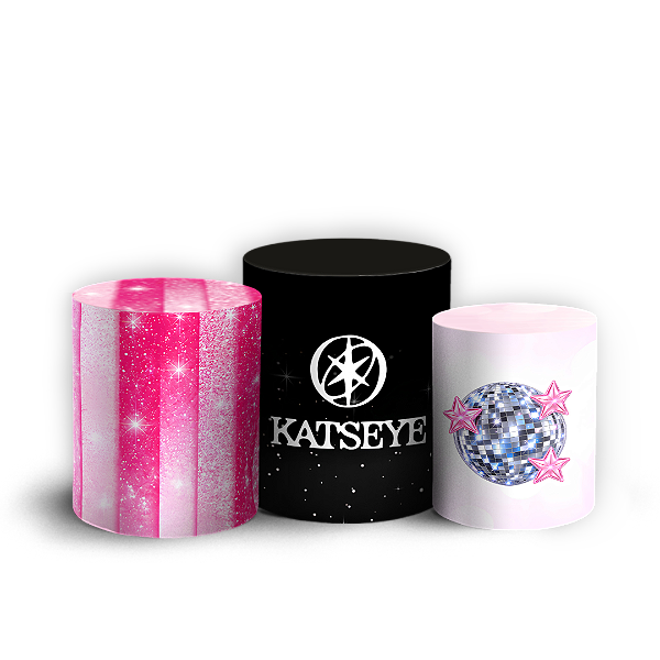 Capas Trio Cilindro Sublimado Veste Fácil - Katseye