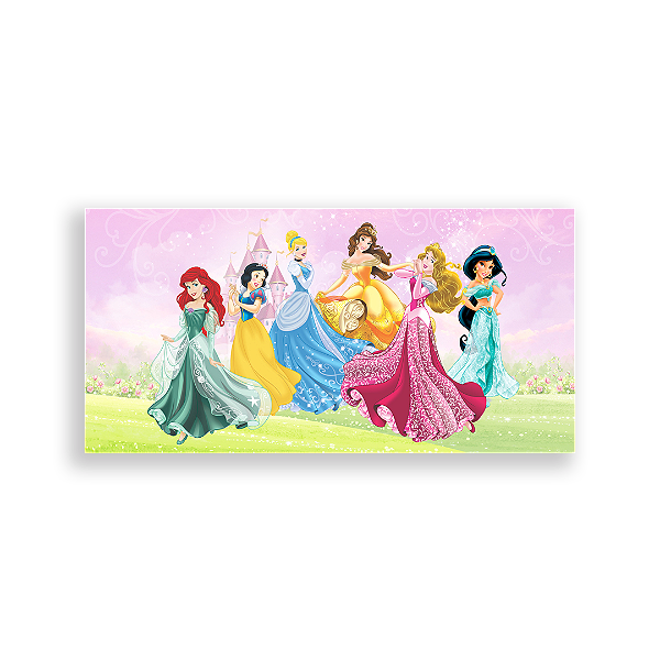 Capa Painel Retangular Sublimado - Princesas Disney