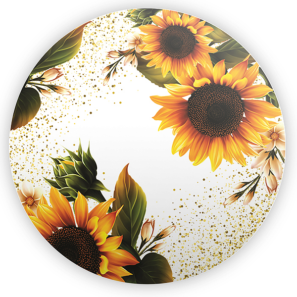 Capa Mini Painel Sublimado - Girassol Floral