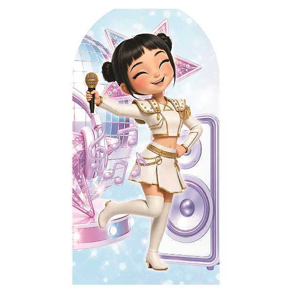 Capa Mini Faixa Lateral Sublimado - Guerreiras do K-pop