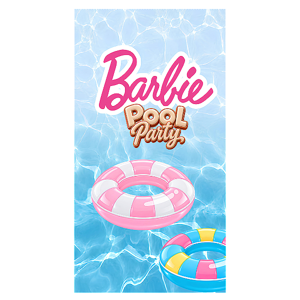 Capa Faixa Lateral Sublimado - Barbie