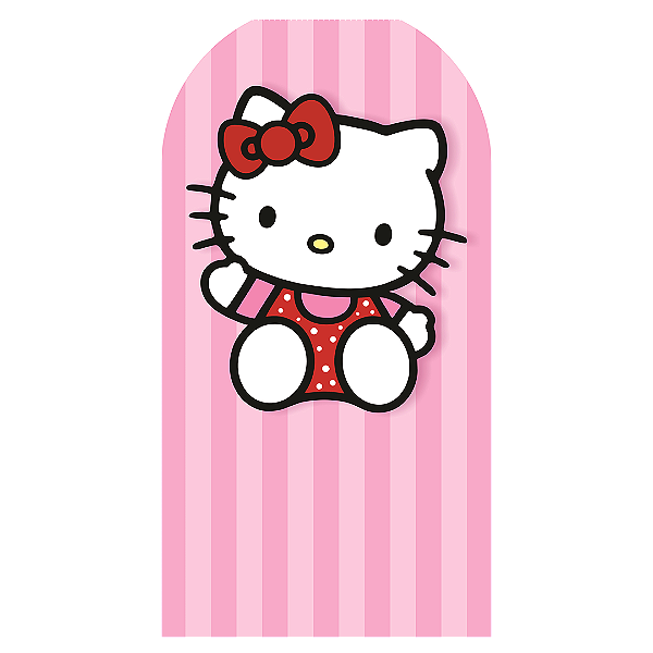 Capa Faixa Lateral Sublimado - Hello Kitty