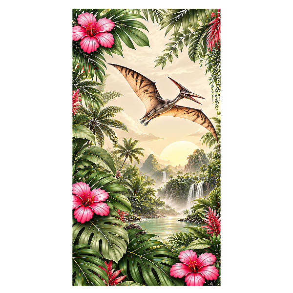 Capa Faixa Lateral Sublimado - Dino Rex