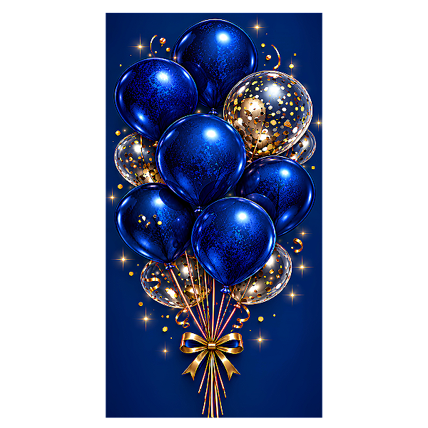 Capa Faixa Lateral Sublimado - Happy Birthday