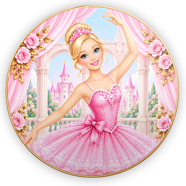 Capa Mini Painel Sublimado - Bailarina