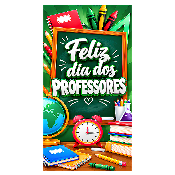 Capa Mini Faixa Lateral Sublimado - Dia dos Professores
