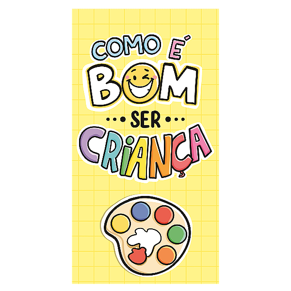 Capa Faixa Lateral Sublimado - Dia das Crianças