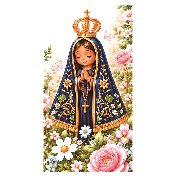Capa Faixa Lateral Sublimado - Nossa Senhora Aparecida