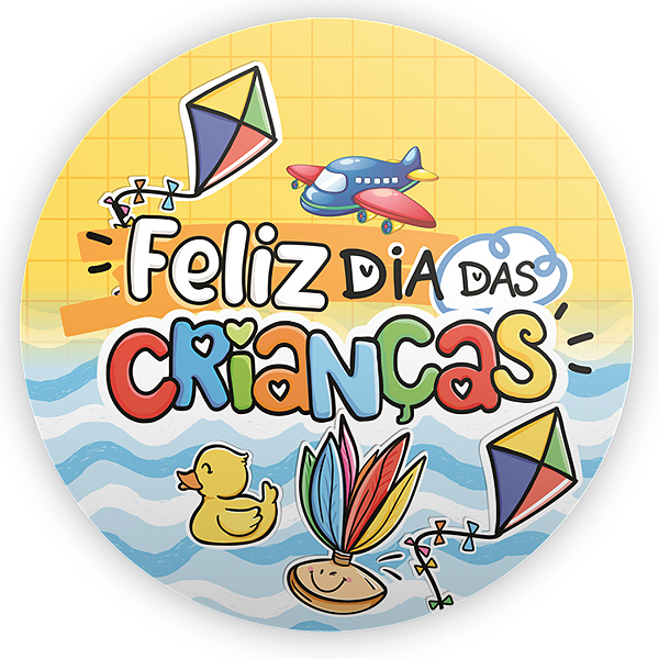 Capa Mini Painel Sublimado - Dia das Crianças