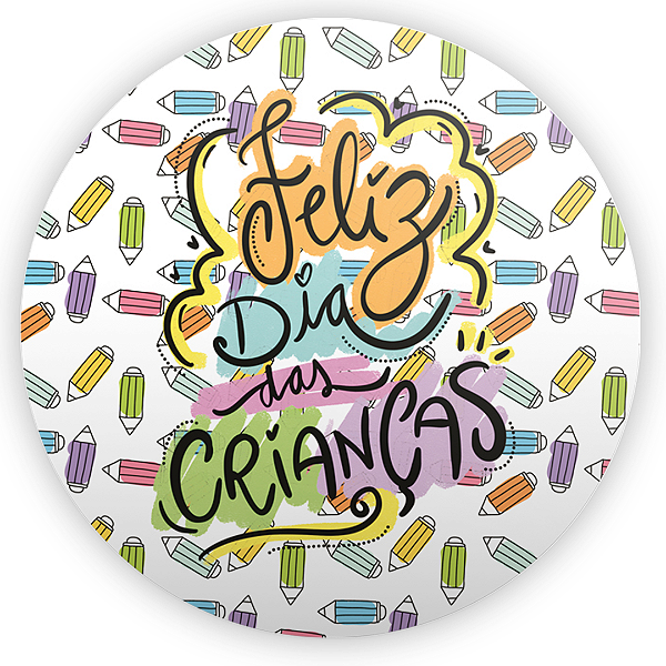 Capa Mini Painel Sublimado - Dia das Crianças