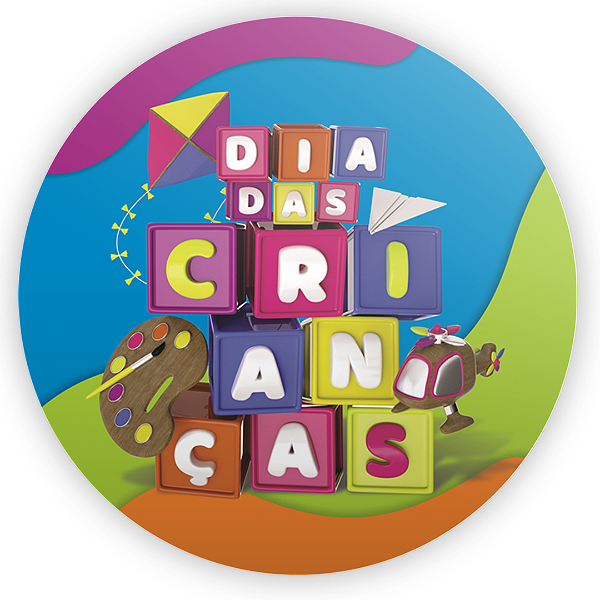 Capa Mini Painel Sublimado - Dia das Crianças