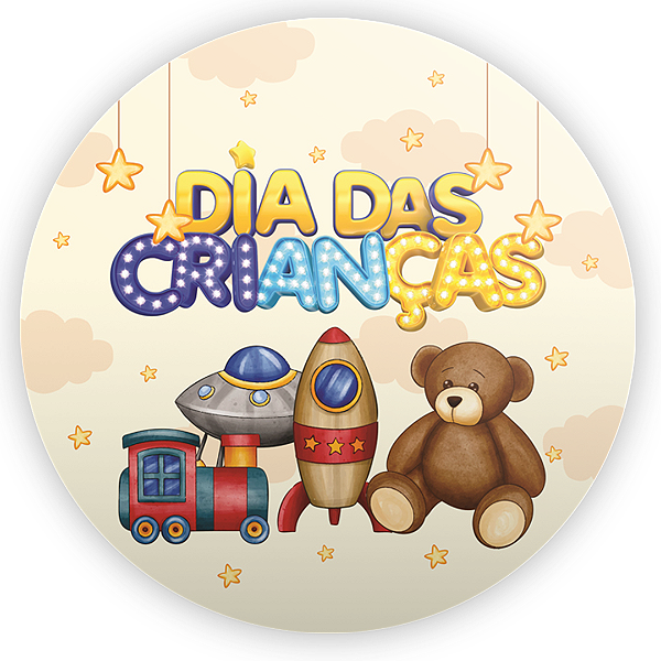 Capa Mini Painel Sublimado - Dia das Crianças