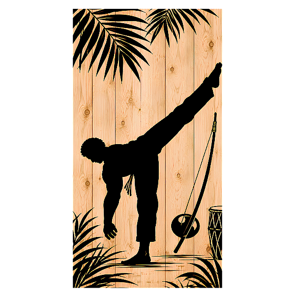 Capa Faixa Lateral Sublimado - Capoeira