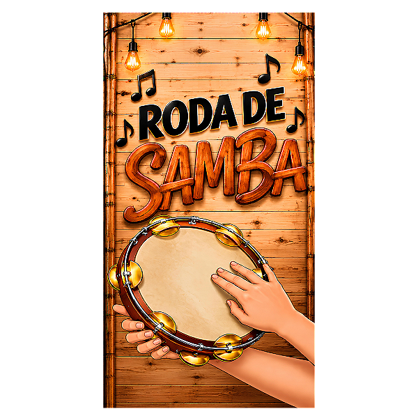 Capa Faixa Lateral Sublimado - Roda de Samba