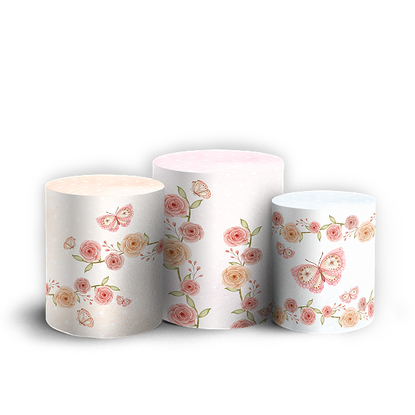 Capas Trio Cilindro Sublimado Veste Fácil - Santinhos