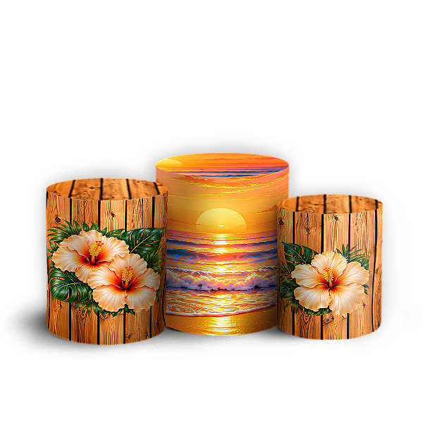 Capas Trio Cilindro Sublimado Veste Fácil - Tardezinha