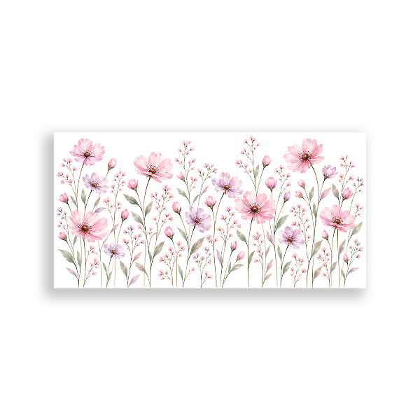 Capa Painel Retangular Sublimado - Flores