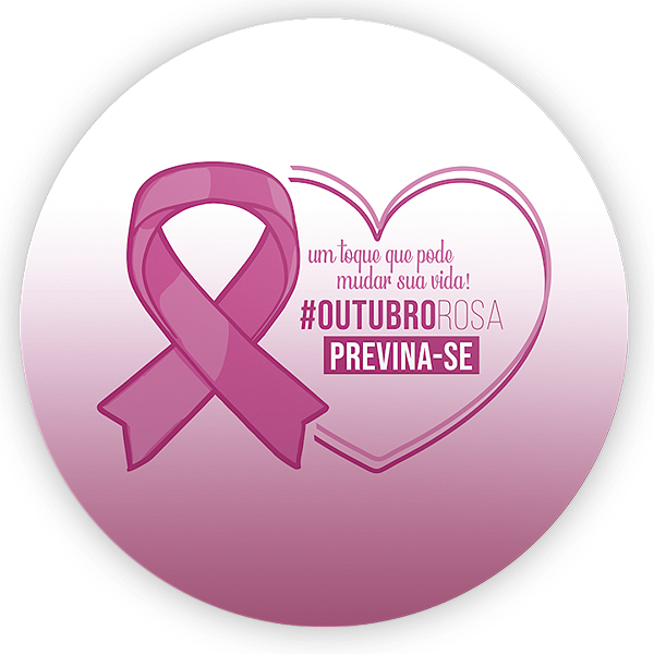 Capa Mini Painel Sublimado - Outubro Rosa