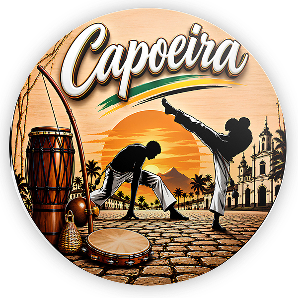 Capa Mini Painel Sublimado - Capoeira