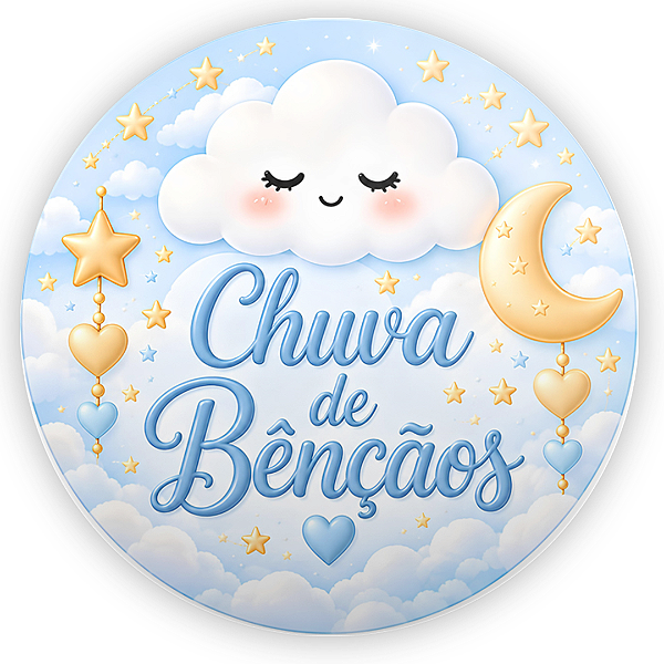 Capa Mini Painel Sublimado - Chuva de Bênçãos