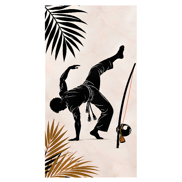 Capa Mini Faixa Lateral Sublimado - Capoeira